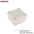 Enclosure manufacturer PWP161 with size 120*120*60mm outdoor enclosure waterproof outdoor electronics enclosure junction box